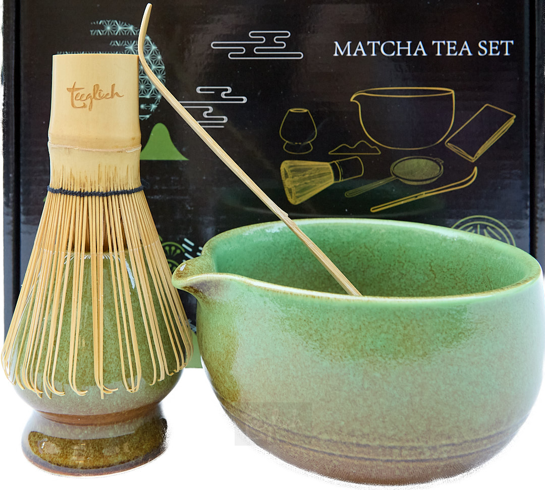 Matcha Tee-Set (4 Teile) - Grün - Brewed